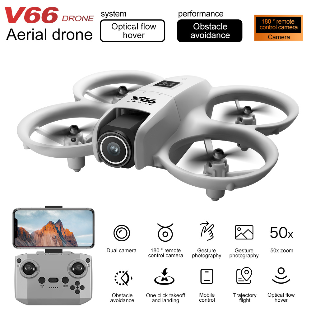 New V66 Mini Drone HD Camera 4 - огляд і ціна Drone Cinematic