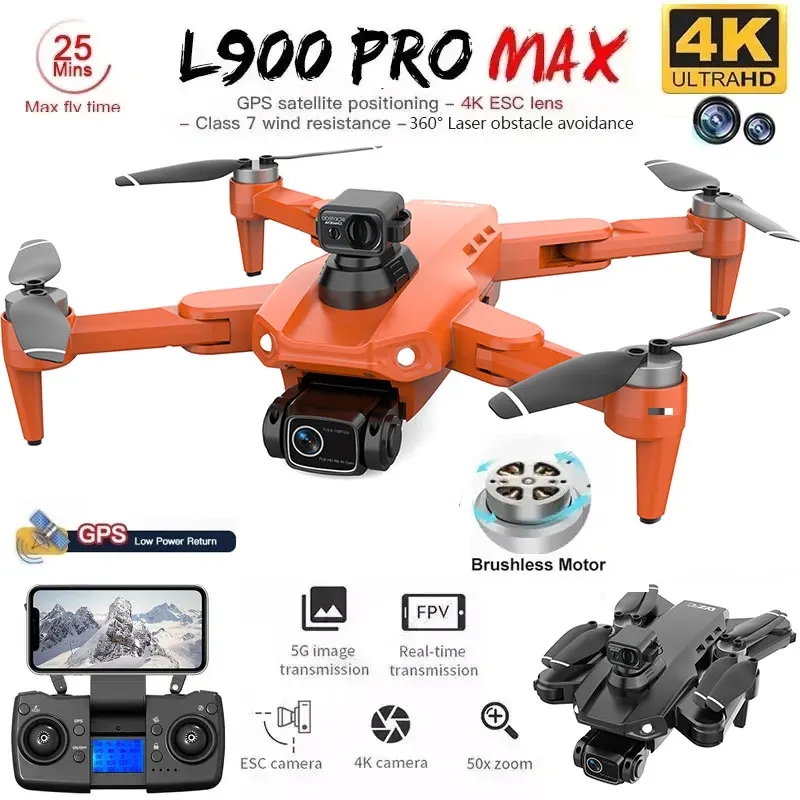 L900 Pro MAX GPS Drone 4K Prof - огляд і ціна Drone Photogrammetry