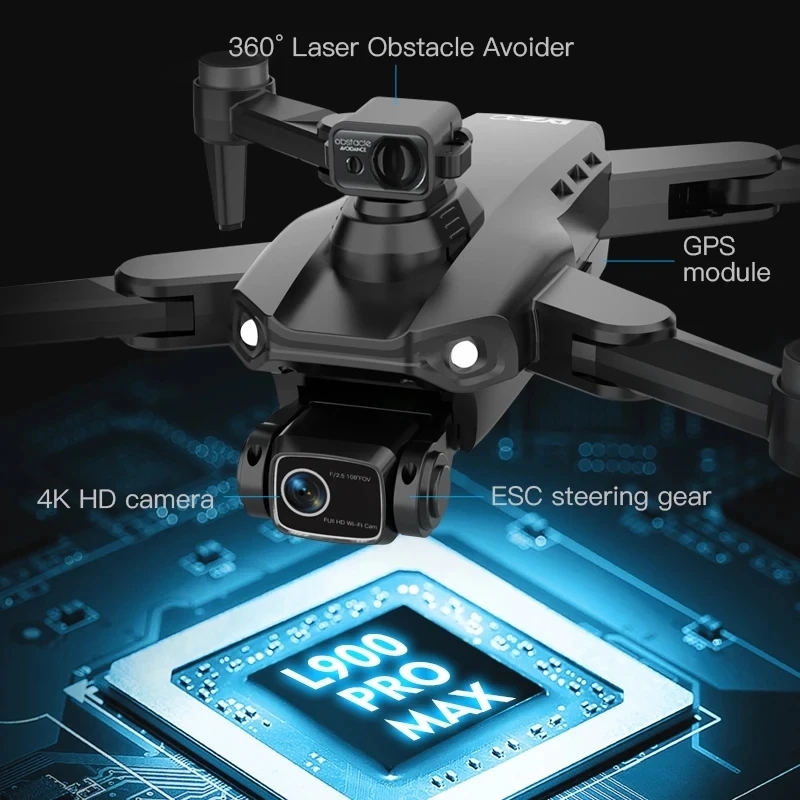 L900 Pro MAX GPS Drone 4K Prof - огляд і ціна Drone Photogrammetry