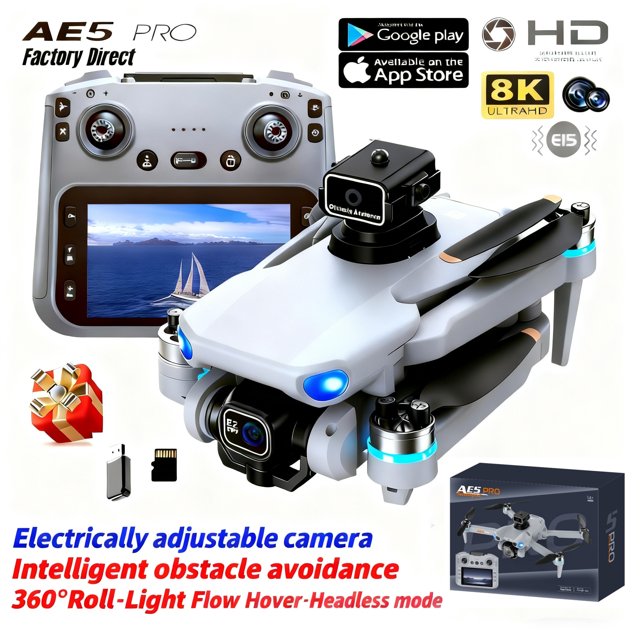 2026 New AE5 Pro Drone 8K HD 4 - огляд і ціна Drone Multispectral