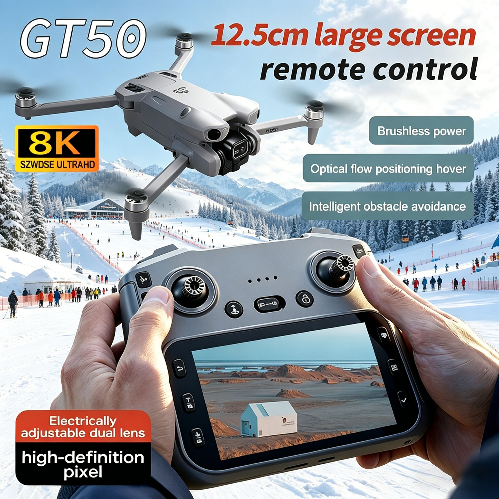 GT50 PRO MIni 5 pro RC Drone 8 - огляд і ціна Drone Video Production