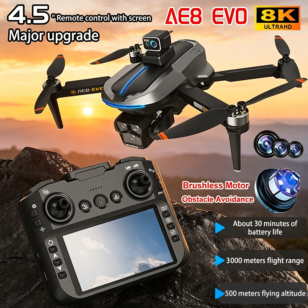 AE8 EVO Drone 4K Professional  - огляд і ціна Drone Photogrammetry