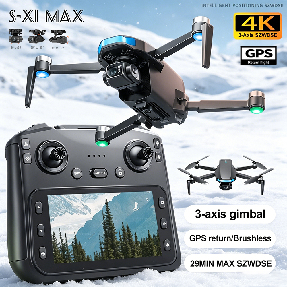 New S-X1 MAX Drone GPS 8K Prof - огляд і ціна Drone Cinematic